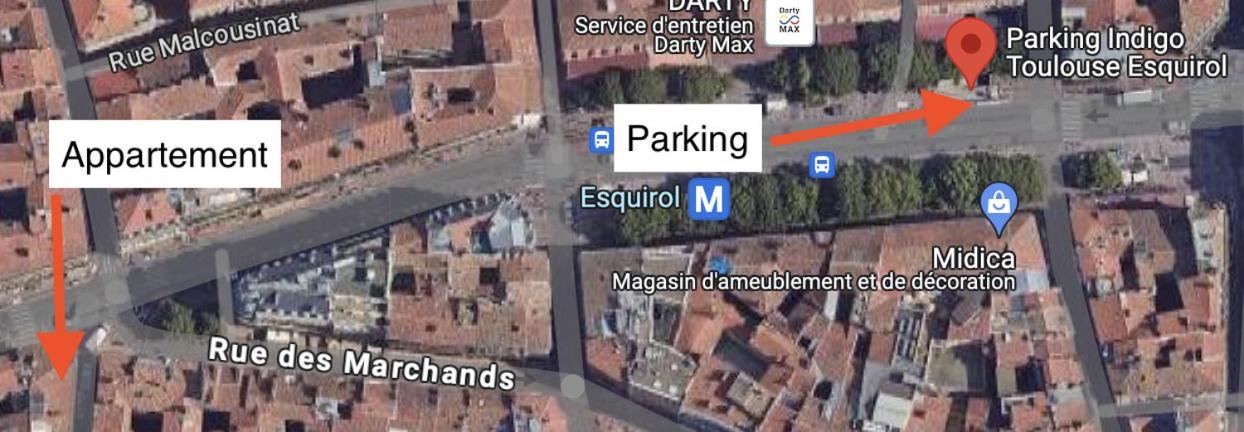 L'Elegant Paradoux - 3 Sdb - 2 Wc - Ascenseur - Parking - Plein Centre Toulouse Exterior foto